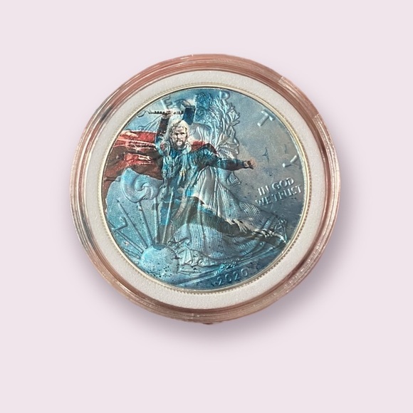 Marvel Avengers, Thor Collectibles, REAL SILVER, Silver Dollar Coin, Mini Hammer - Picture 2 of 6